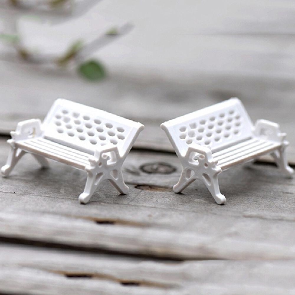 Woodworking Resin - 2Pcs Mini Park Seat Bench Cute