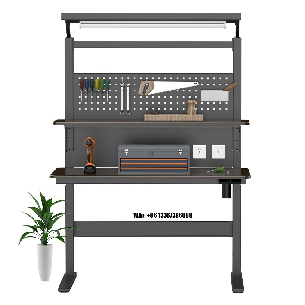 Woodworking Workbench - Height Adjustable Floor Standing Work Table
