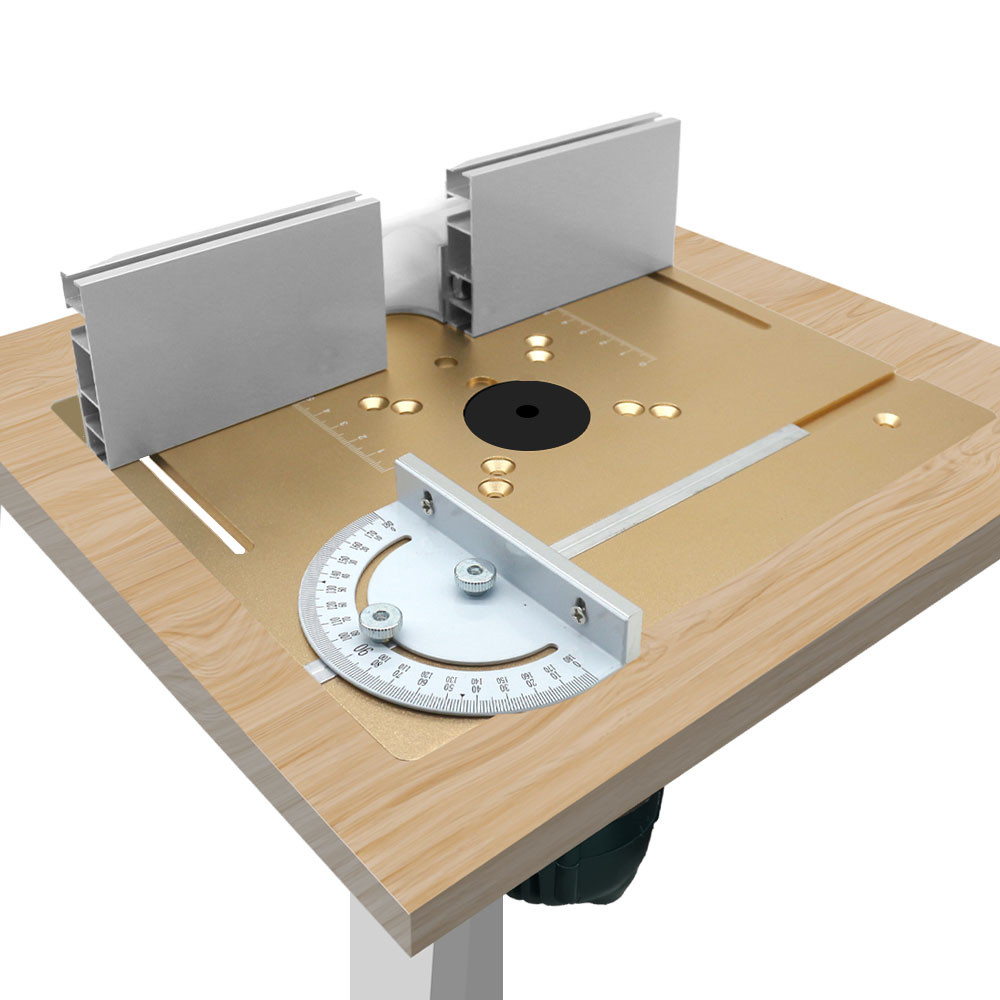 Woodworking Manufacturing - C8 Aluminum Router Table Insert Plate