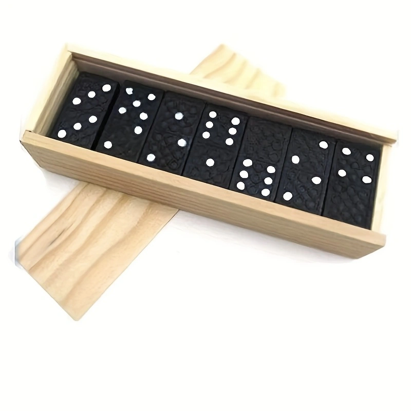 28pcs/box Mini Wooden Dominoes - Woodworking Domino ulasan dan harga
