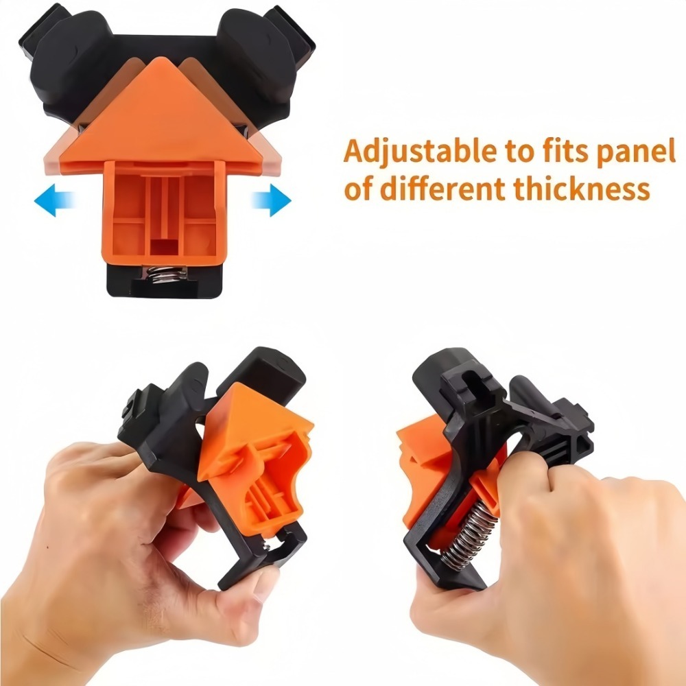 4pcs 90° Right Angle Clamp Fix - Furniture And Woodworking ulasan dan harga