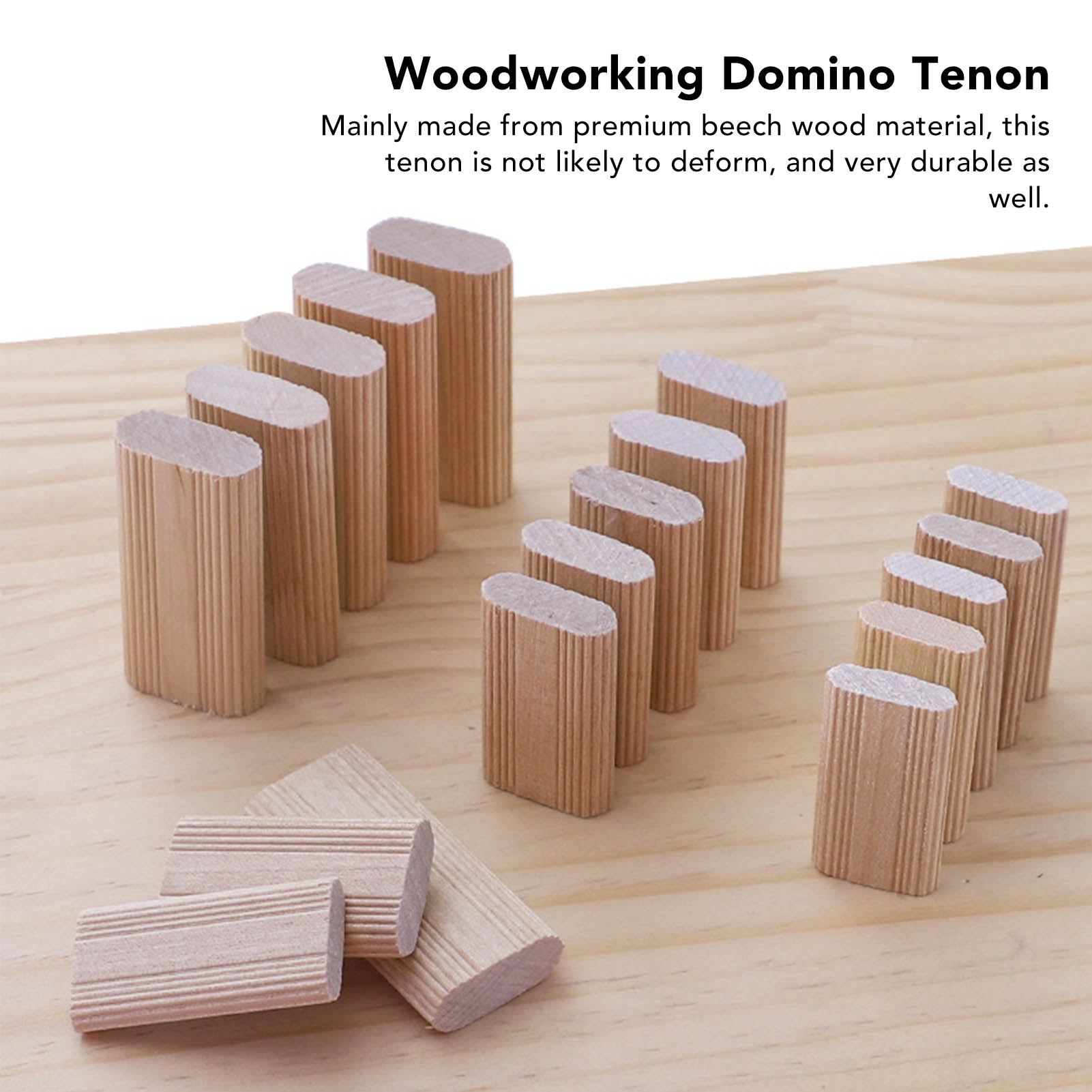 50pcs Domino Tenon Beech Wood  - Woodworking Domino ulasan dan harga