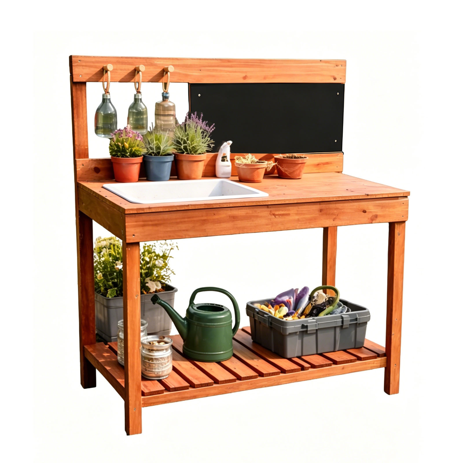 Wooden Potting Benches For Chi - Woodworking Workbench ulasan dan harga