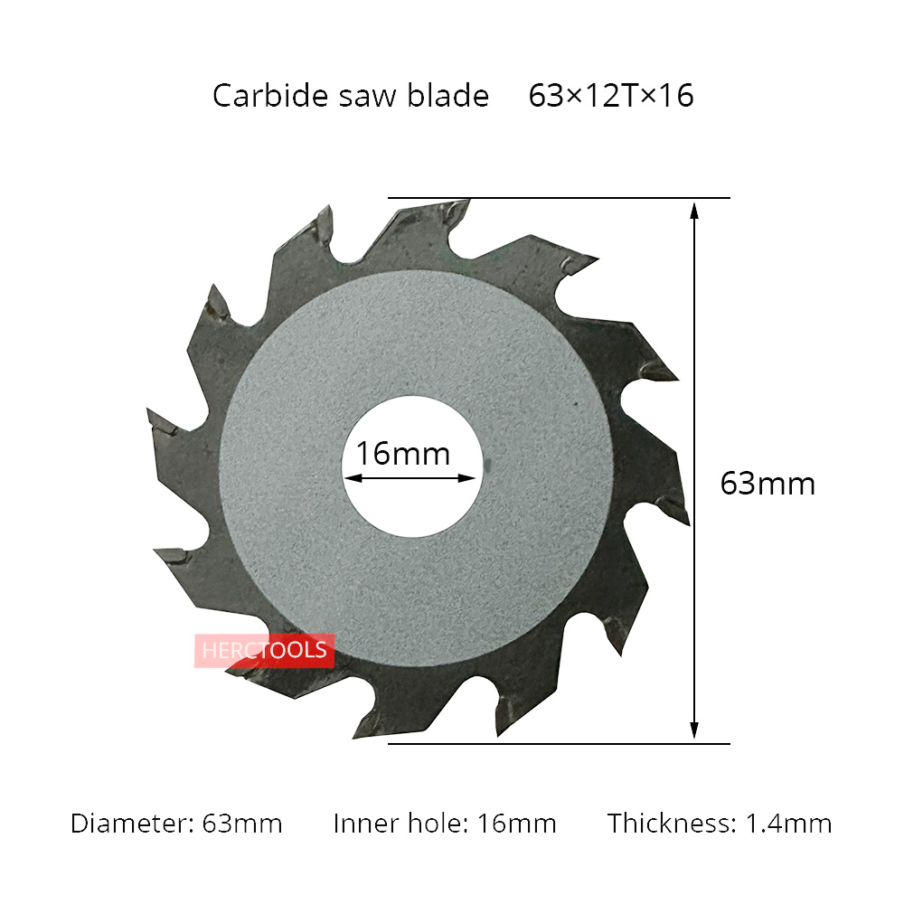 63 mm Circular Saw Blade, Allo - Woodworking Resin ulasan dan harga