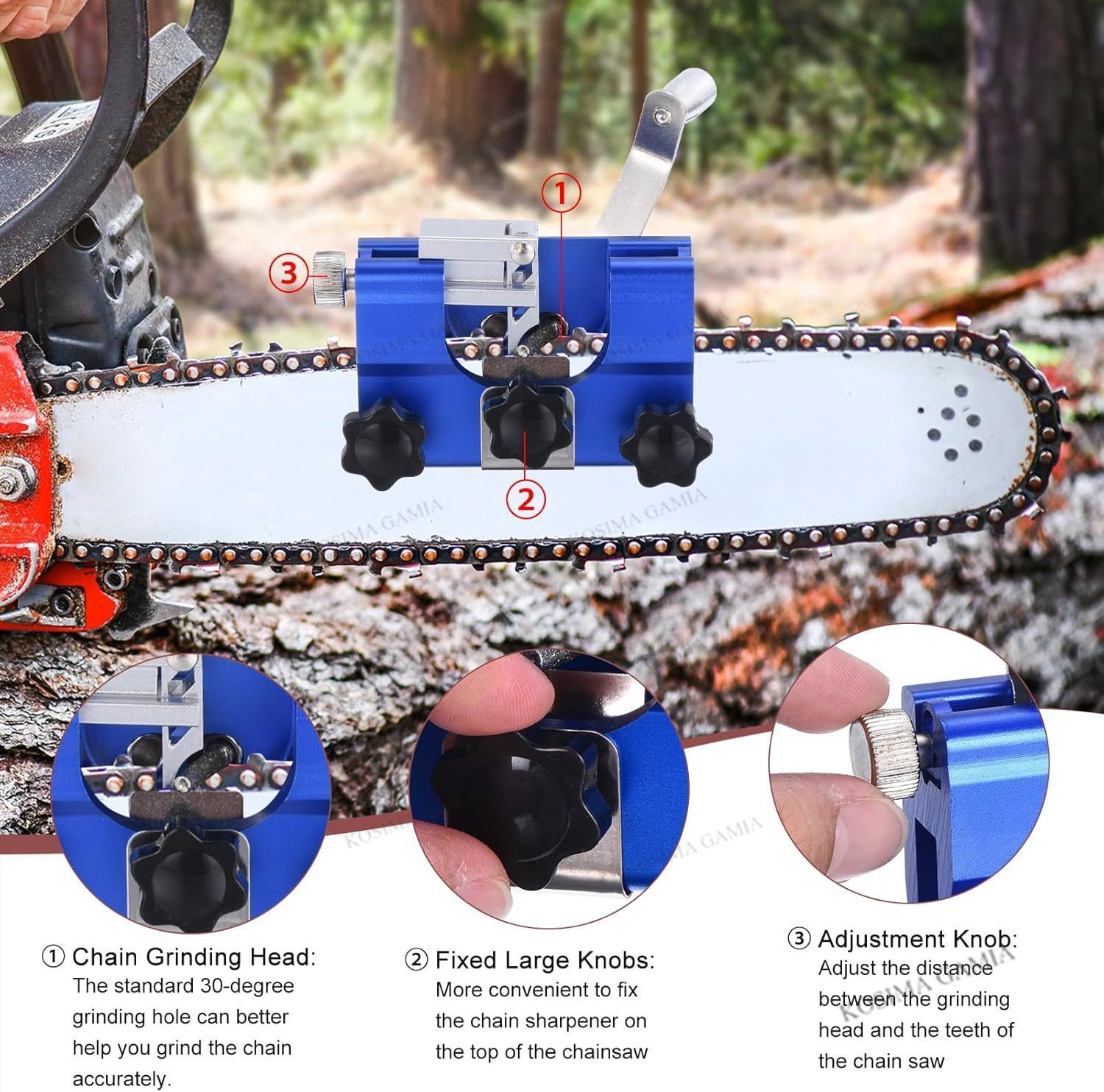 Portable Manual Chain Saw Blad - Woodworking Manufacturing ulasan dan harga