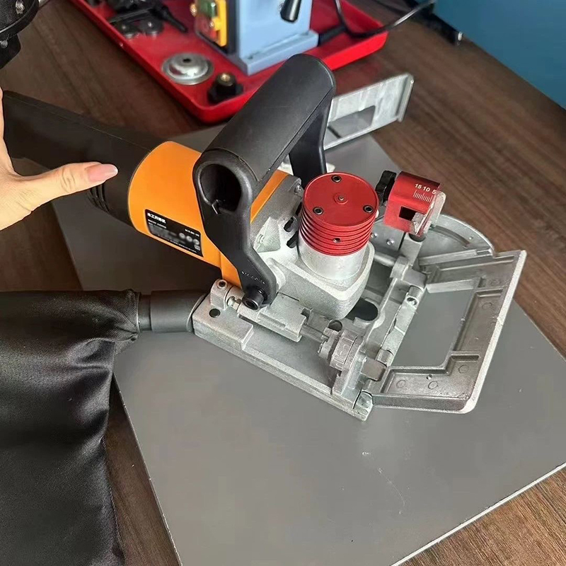 Handheld Ramino slotting machi - Woodworking Domino ulasan dan harga