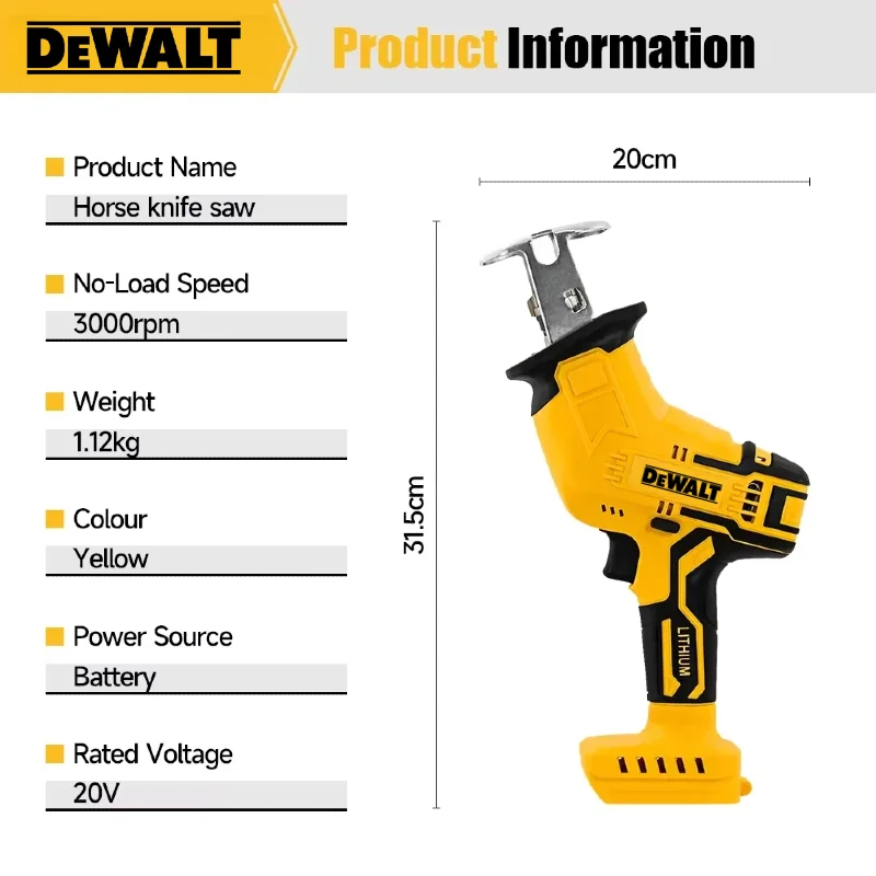 Dewalt  Brushless Reciprocatin - Woodworking Class ulasan dan harga