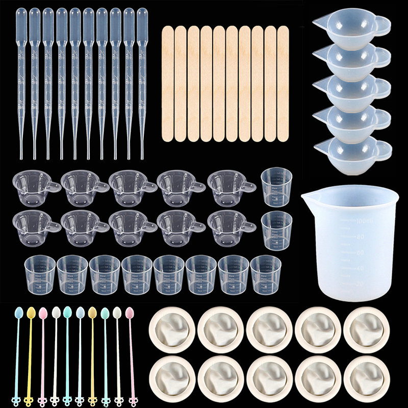 Epoxy Resin Tools Kit Silicone - Woodworking Resin ulasan dan harga