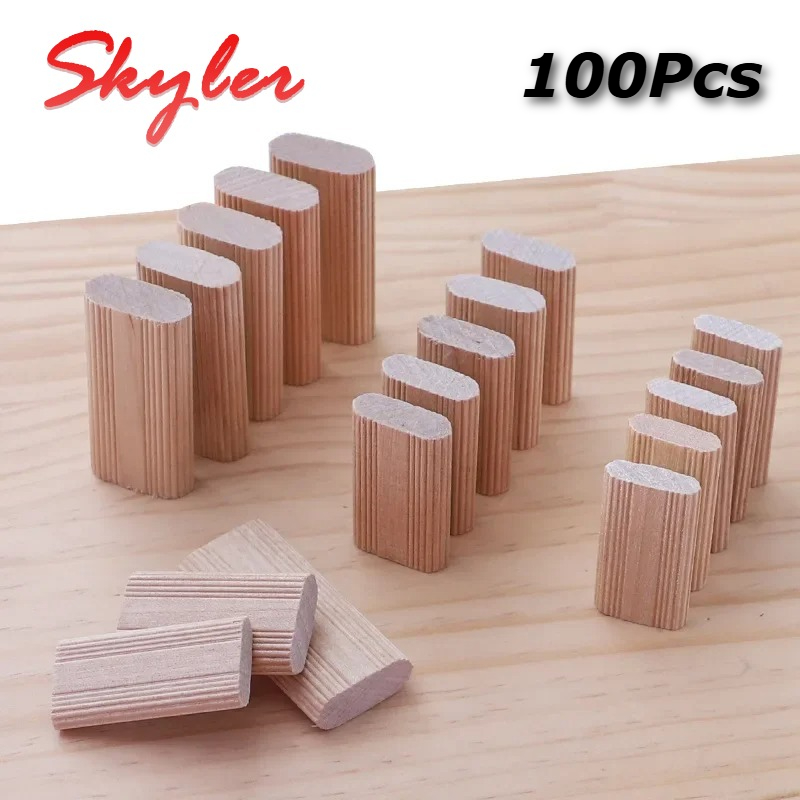 Domino 100/Bag Solid Wood DIY  - Woodworking Domino ulasan dan harga