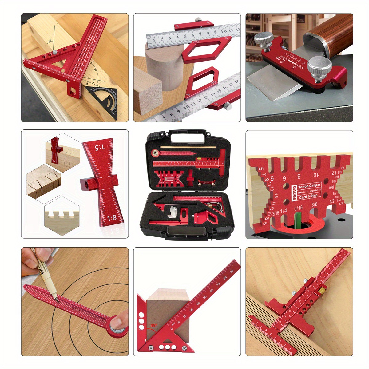 10-Piece Carpentry Measuring T - Woodworking Plans Free ulasan dan harga