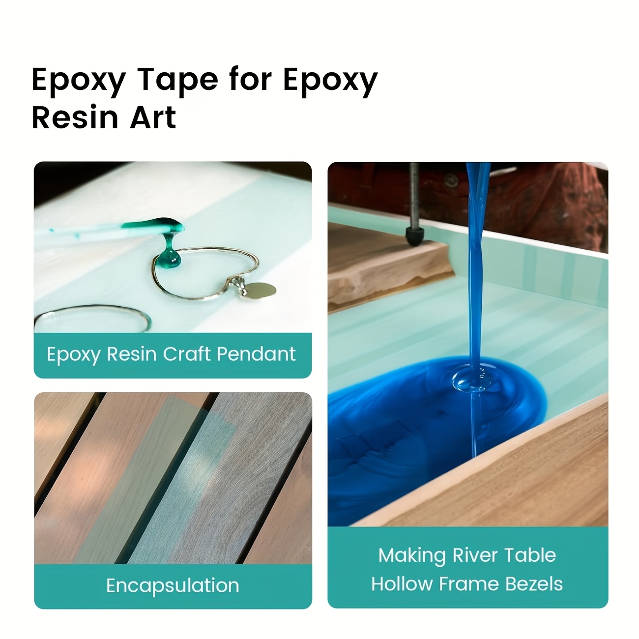 YITAPE Green Epoxy Resin Tape  - Woodworking Resin ulasan dan harga
